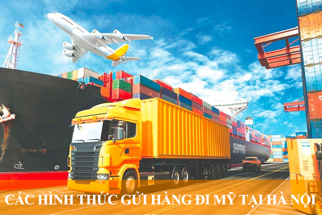 Các Hình thức vận chuyển hàng đi Mỹ tại Hà Nội